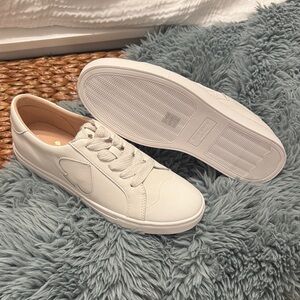 Kate Spade White Leather Sneakers